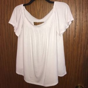 Kohls SO white off the shoulder top